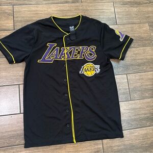 Los Angeles Lakers Baseball Style Jersey Size Extra Small Ultra Game Brand